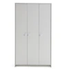 VELMORA - Contemporary Style White Three Door Kids Wardrobe - Image 2