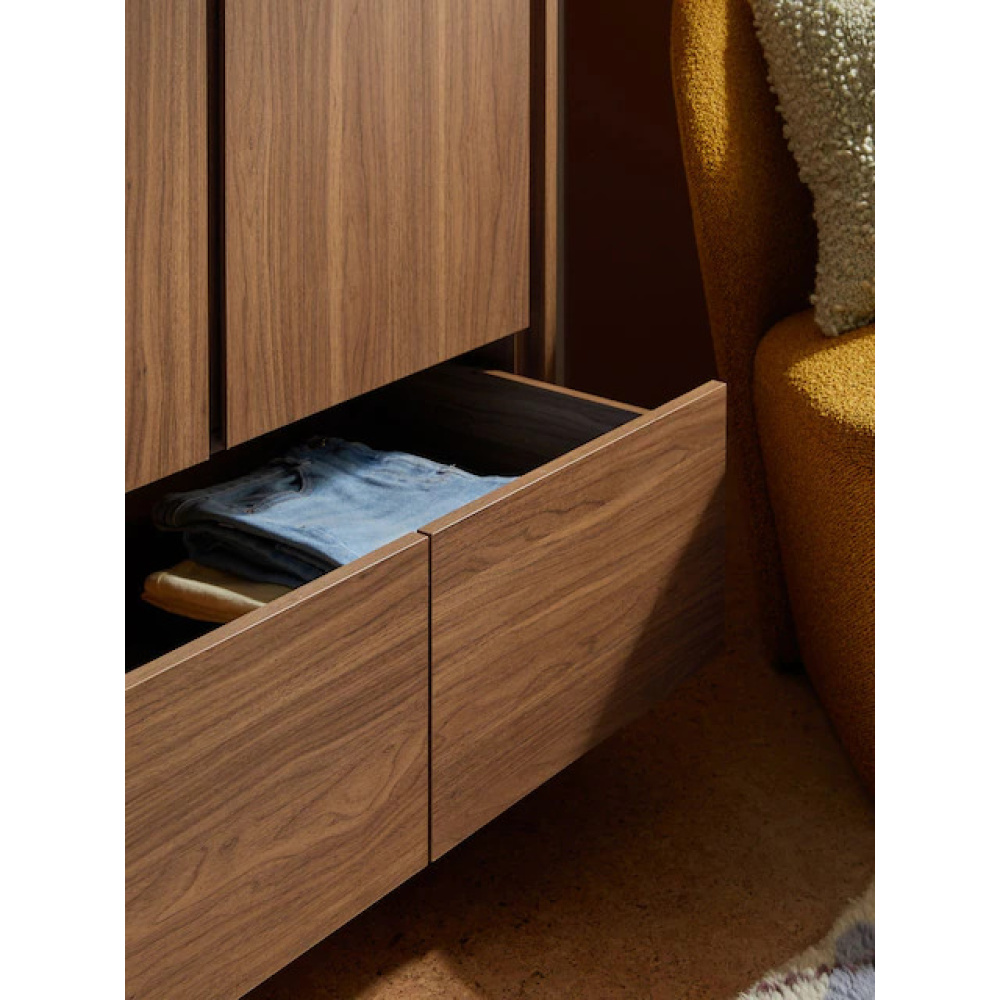 VERIS - Three Door Contemporary Style Bedroom Cupboard - Image 2