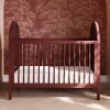 SOLENE - Bohemian Style Maroon Baby Crib - Image 4