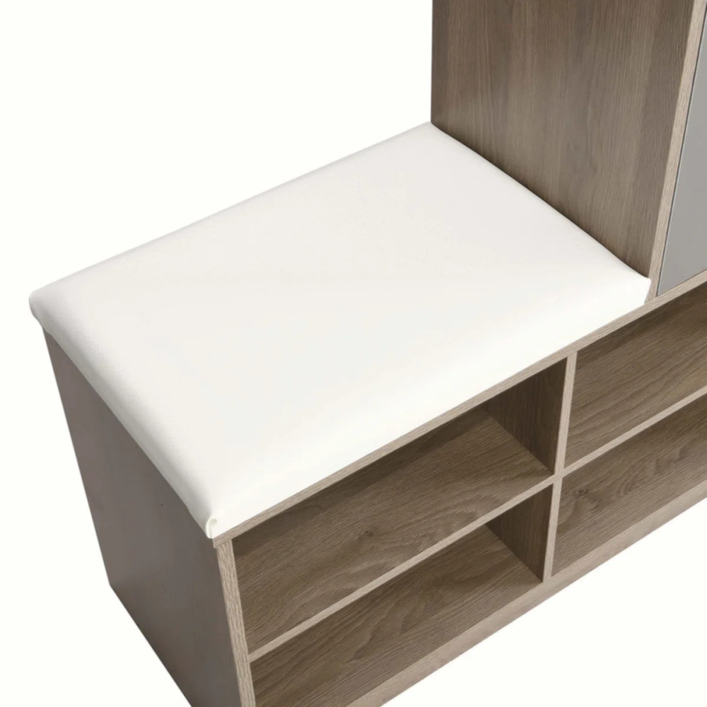 PERCH - Geometric Style Shoe Storage Cabinet - Image 4