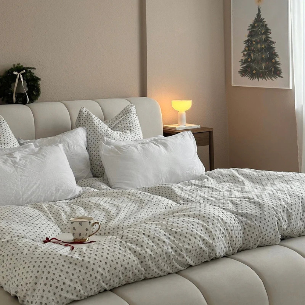 VELTO - Light Beige King Size Bubble Bed - Image 3