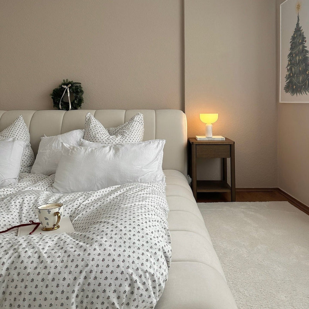 VELTO - Light Beige King Size Bubble Bed - Image 2