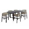 MYSA - Seven Piece Urban Style Dining Set - Image 11