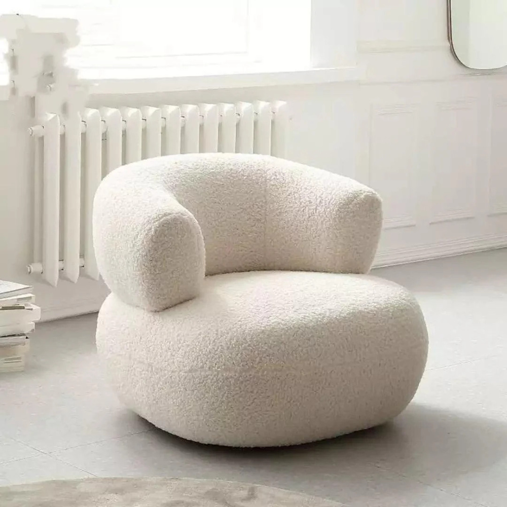 ALPINE - Round Boucle Armchair