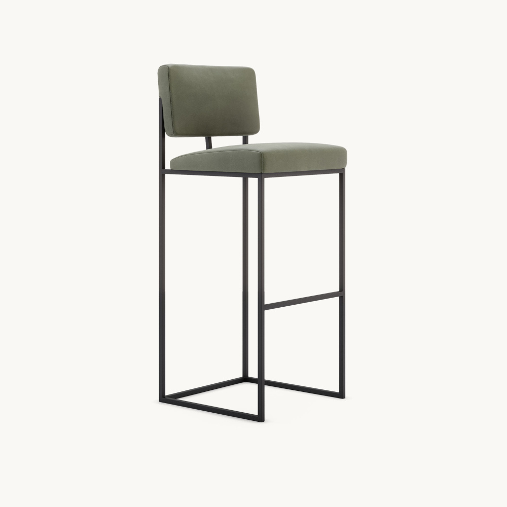 OPELLA - Minimalist Design Metallic Frame Bar Chair