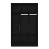 VELARE - Sleek Contemporary Design Black Wardrobe - Image 3