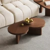 WINK - Flower Shape polish finish Coffee Table Set - Image 3