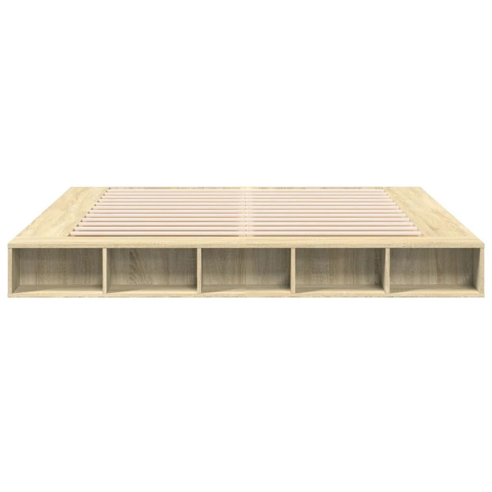 OAKLYN - King Size Platform Bed with Open Compartments - Image 3
