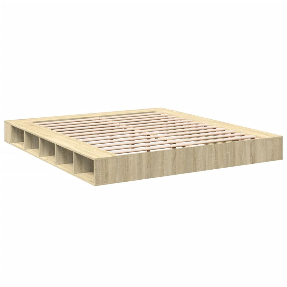 OAKLYN - King Size Platform Bed with Open Compartments - Image 6