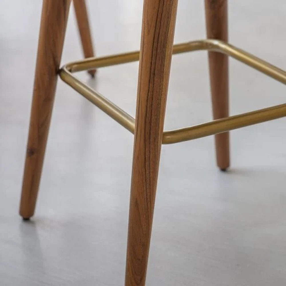 VERDE - Mid Century Modern Design Bar Stool - Image 2