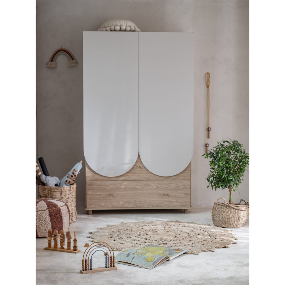 FABLE - Neutral Modern Design Kids Cupboard - Image 2