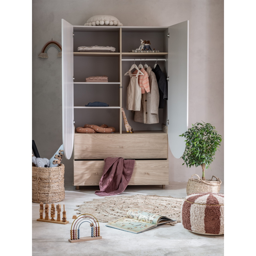 FABLE - Neutral Modern Design Kids Cupboard - Image 4