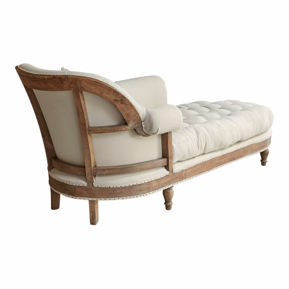 ELAN - Vintage Chesterfield Style Chaise Lounge - Image 5