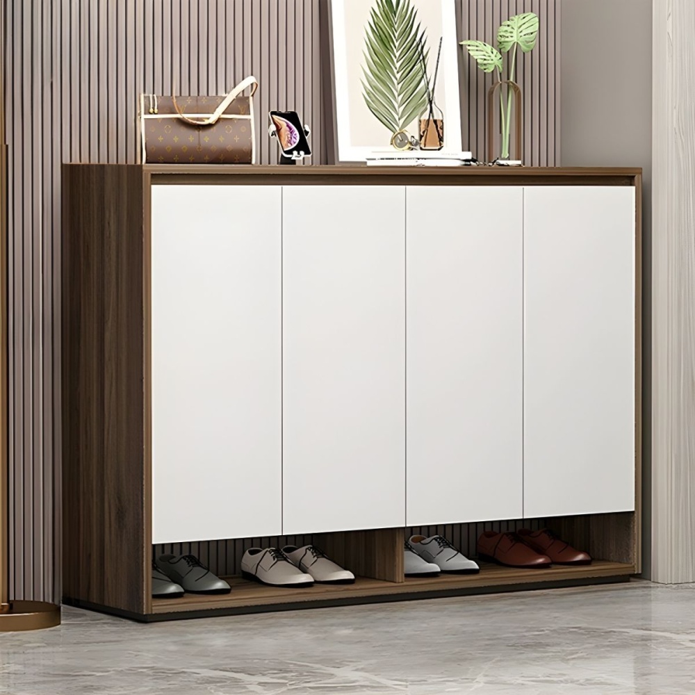 ELM - Dual Tone Four Door Shoe Cabinet