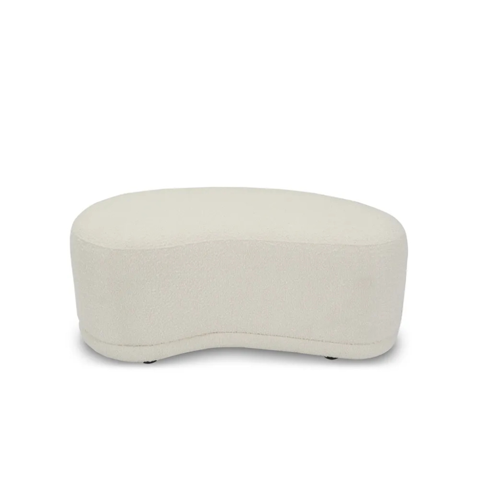 LOAF - Contemporary Kidney Shaped Ottoman - Image 2