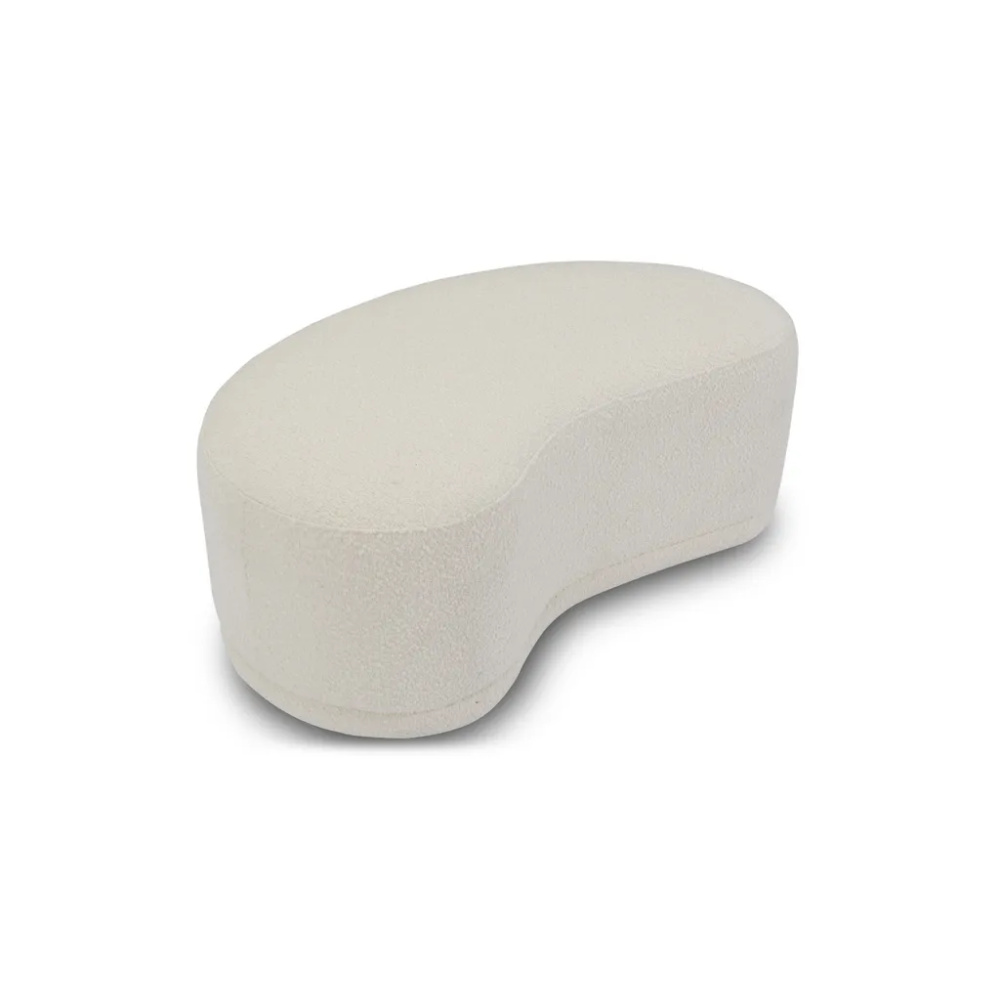LOAF - Contemporary Kidney Shaped Ottoman - Image 4