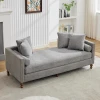 VELIN - Mid Century Style Grey Chaise Lounge - Image 3