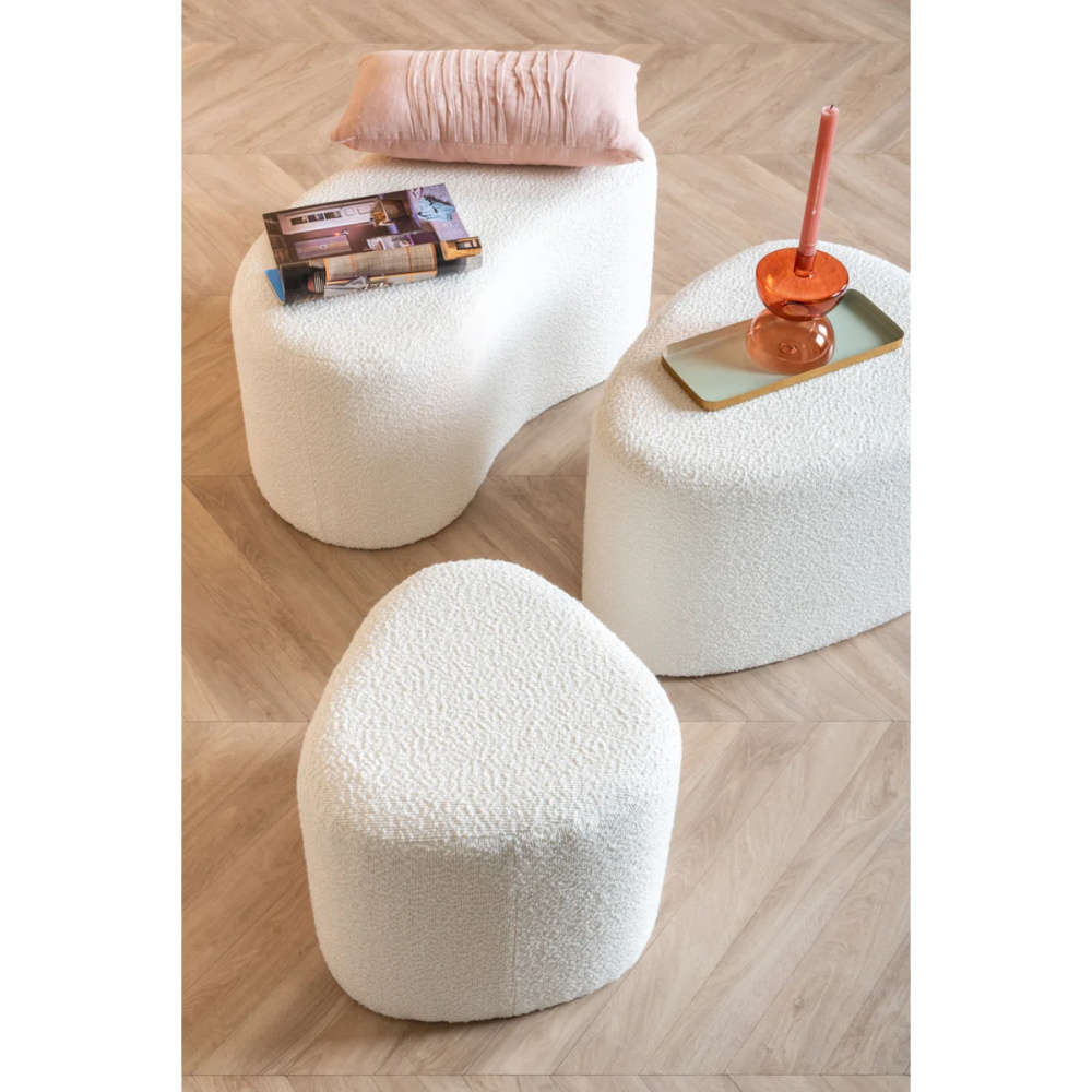 LOAF - Contemporary Kidney Shaped Ottoman - Image 7