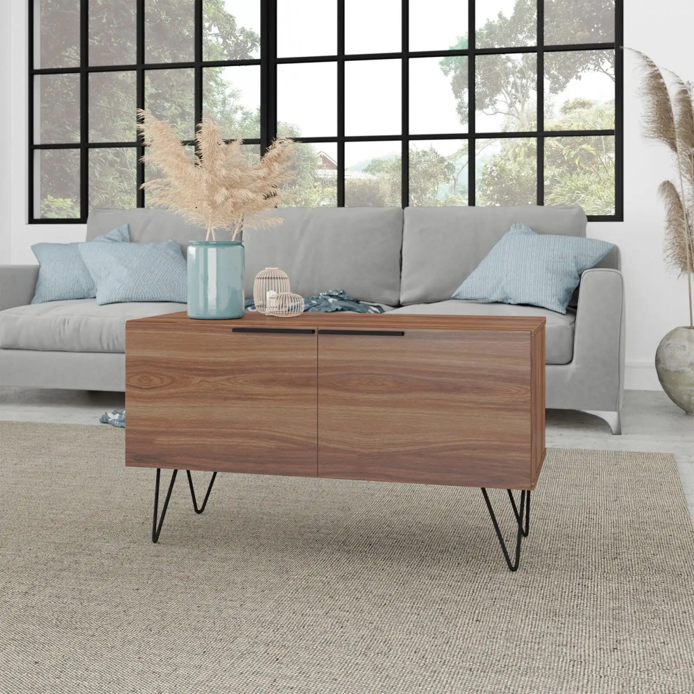 TROVE - Industrial Style Accent Storage Cabinet - Image 7
