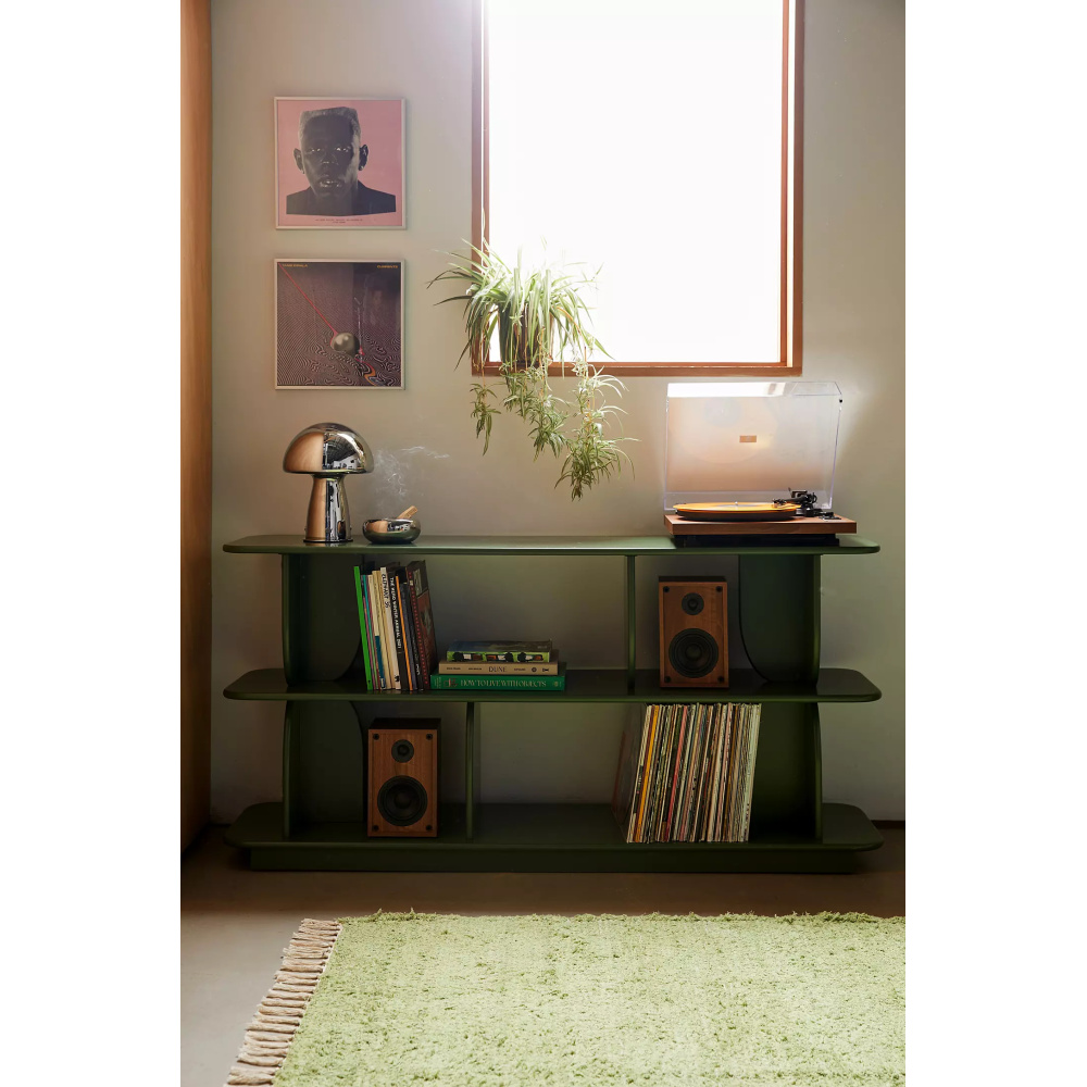 ARCUS - Bohemian Style Green Console Table - Image 4