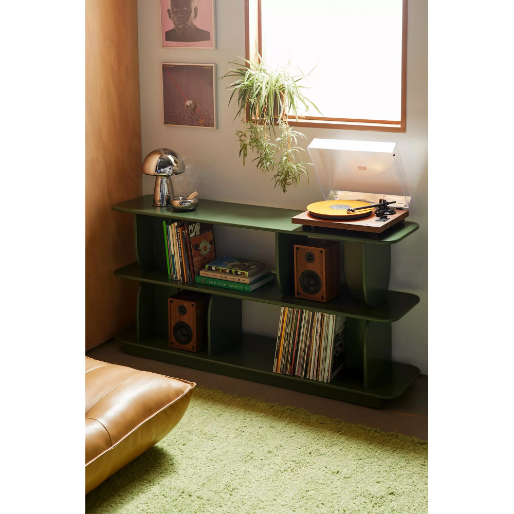ARCUS - Bohemian Style Green Console Table - Image 3