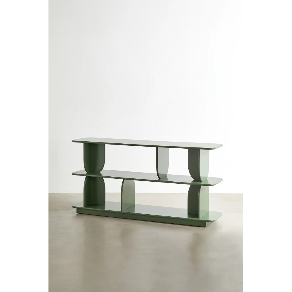 ARCUS - Bohemian Style Green Console Table - Image 2