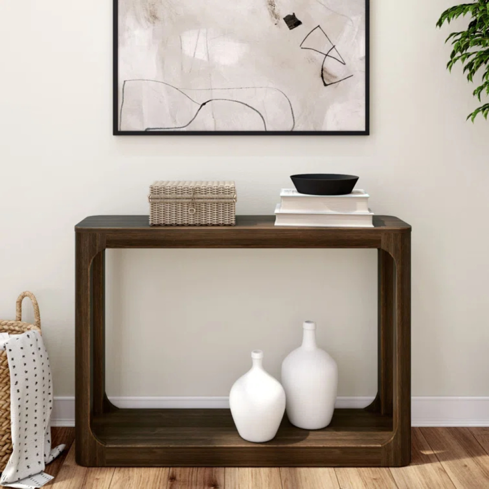LOOM - Modern Design Curved Edge Console Table