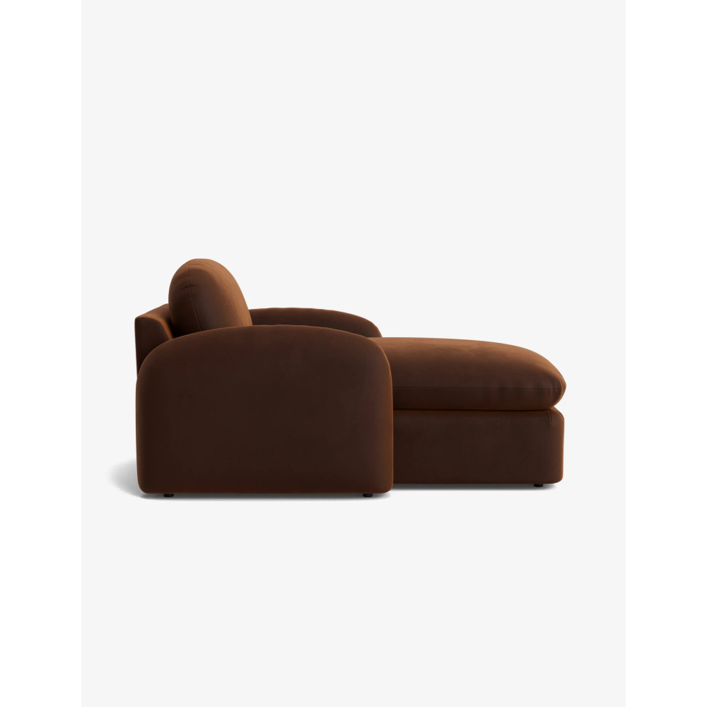 CINNA - Cinnamon Brown Chaise Lounge - Image 4