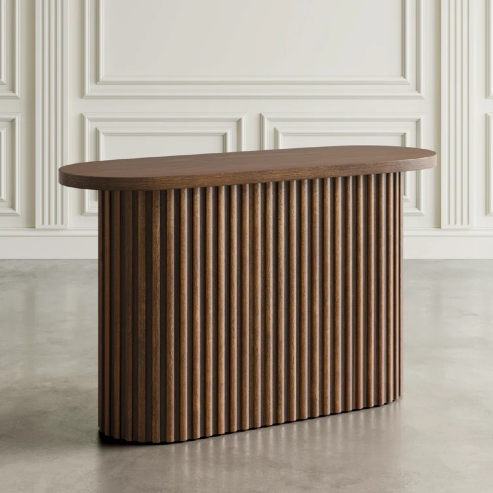 PUDGY - Mid Century Oval Shape Console Table - Image 3
