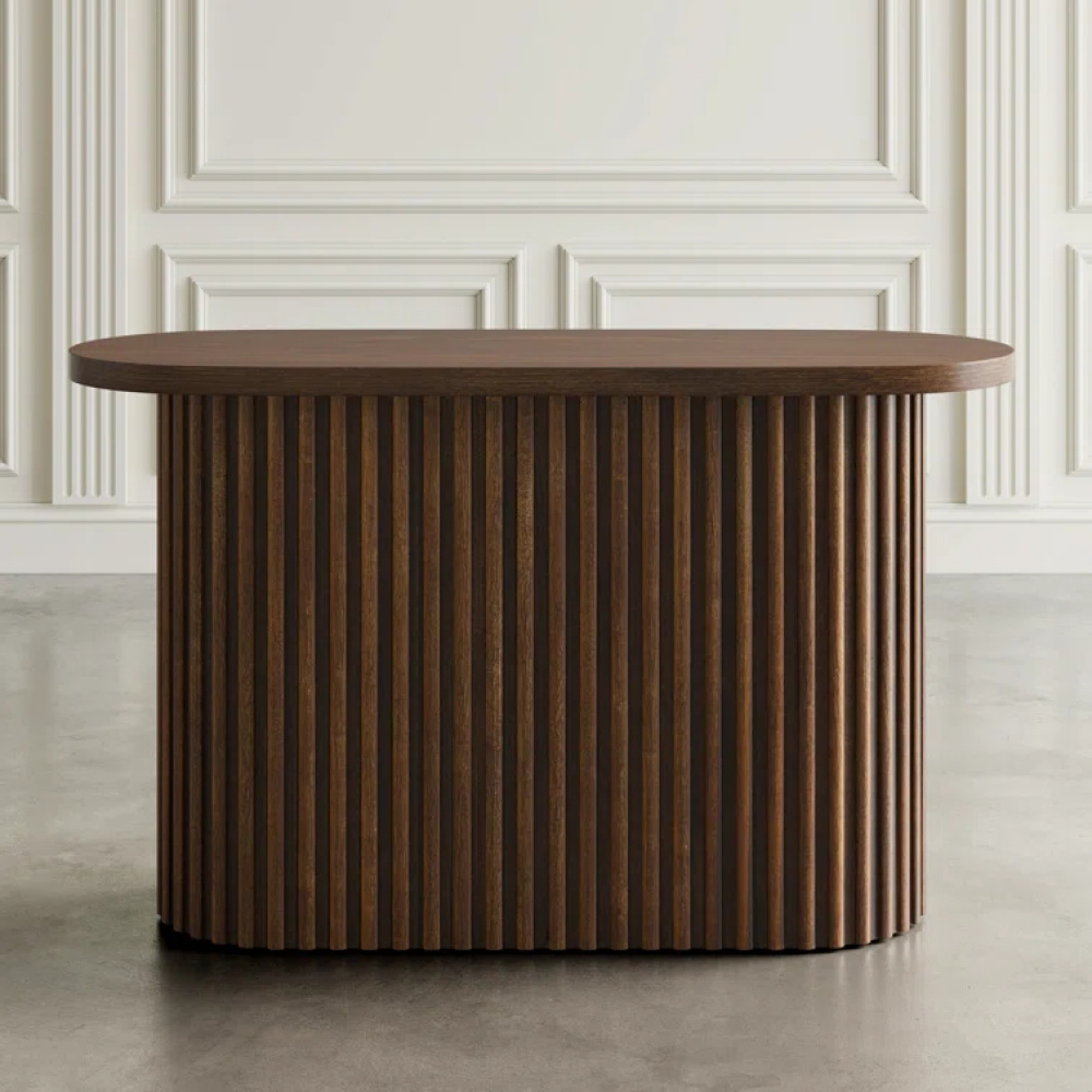 PUDGY - Mid Century Oval Shape Console Table - Image 2