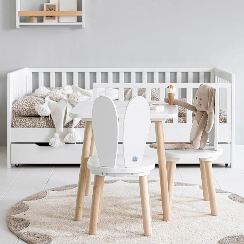CELLO - Minimalist White Kids Bed with Storage - Image 4