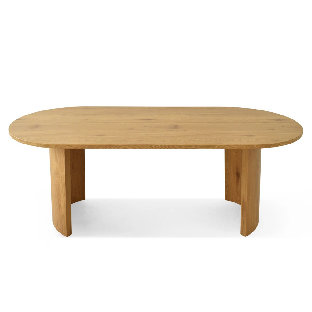 CHORD - Minimalist Design Oak Brown Dining Table Set - Image 4