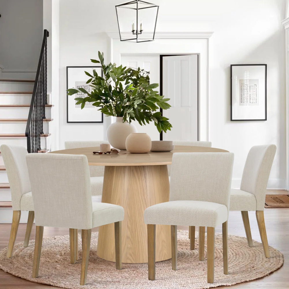 MARQUE - Classic Pedestal Style Dining Table Set