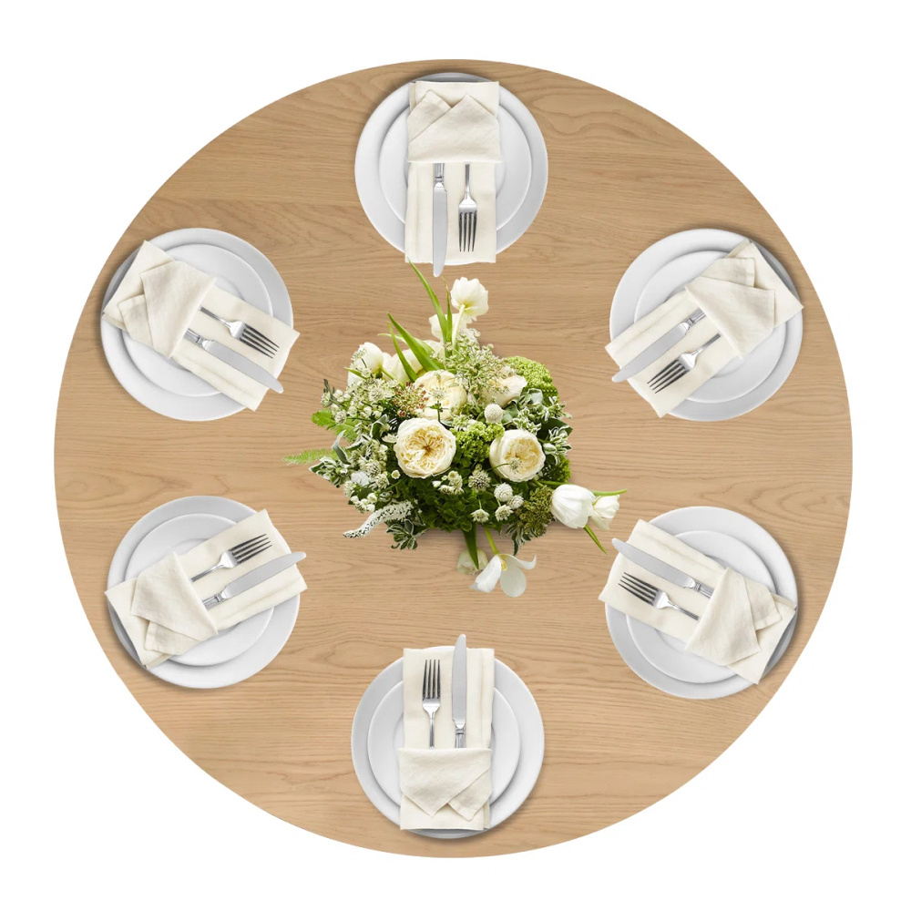 MARQUE - Classic Pedestal Style Dining Table Set - Image 3