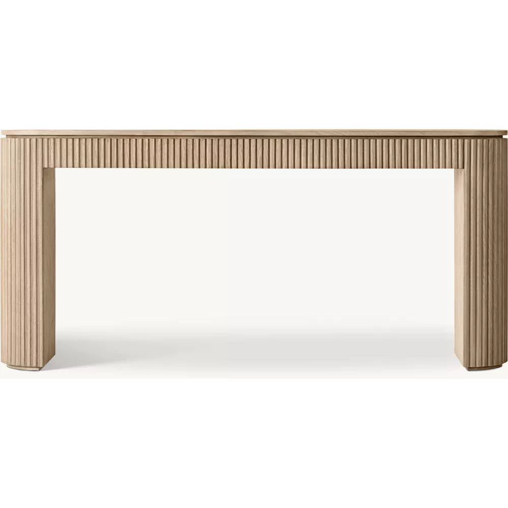 BRUNNE - Modern Console Table with Fluted Panel Detailing - Image 3