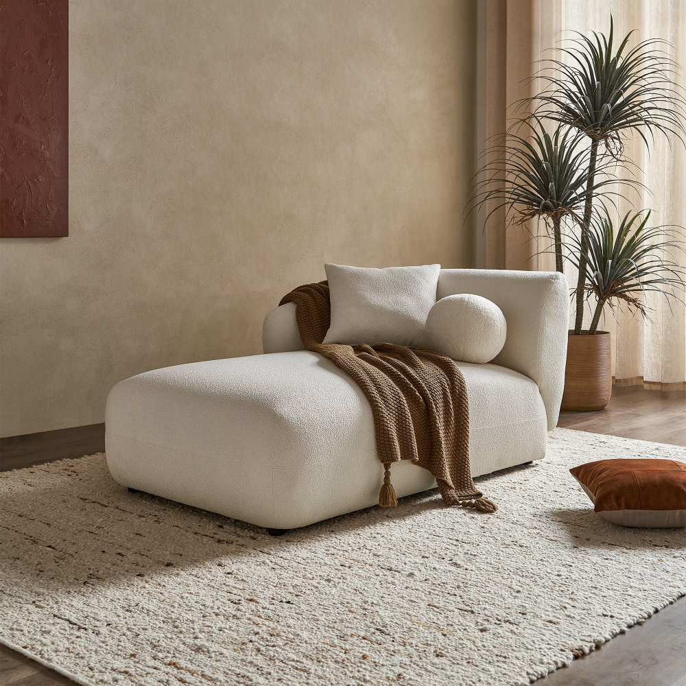 CALYRA - Ultra Modern Left Arm Chaise Lounge