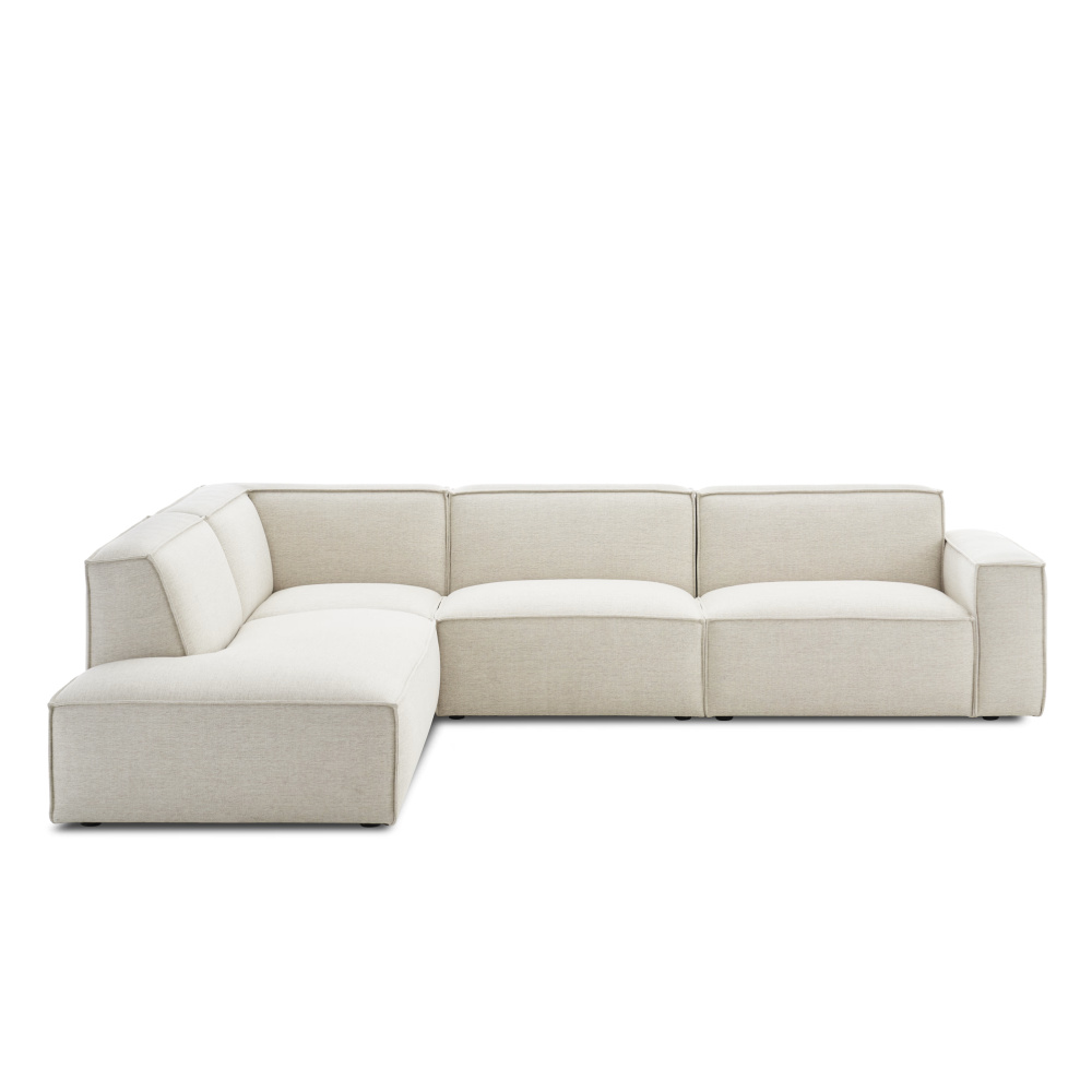 CREZIA - Contemporary Style L-Shape Sectional Sofa - Image 4