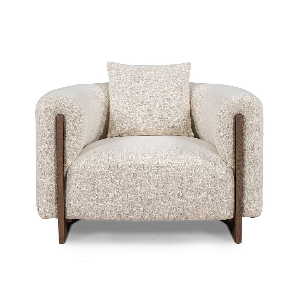 LUMORA - Retro Style Cushioned Sofa Chair