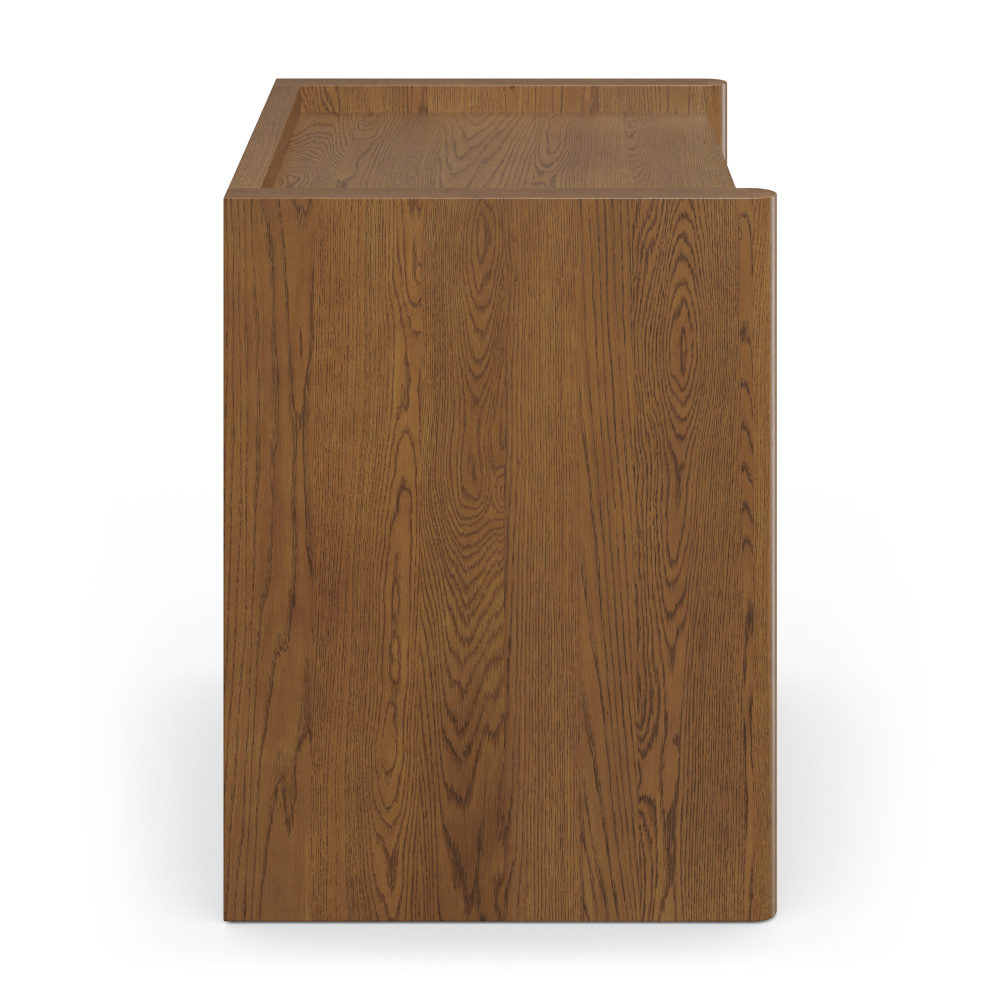 CALM - Minimalist Design Dark Oak Brown Nightstand - Image 5