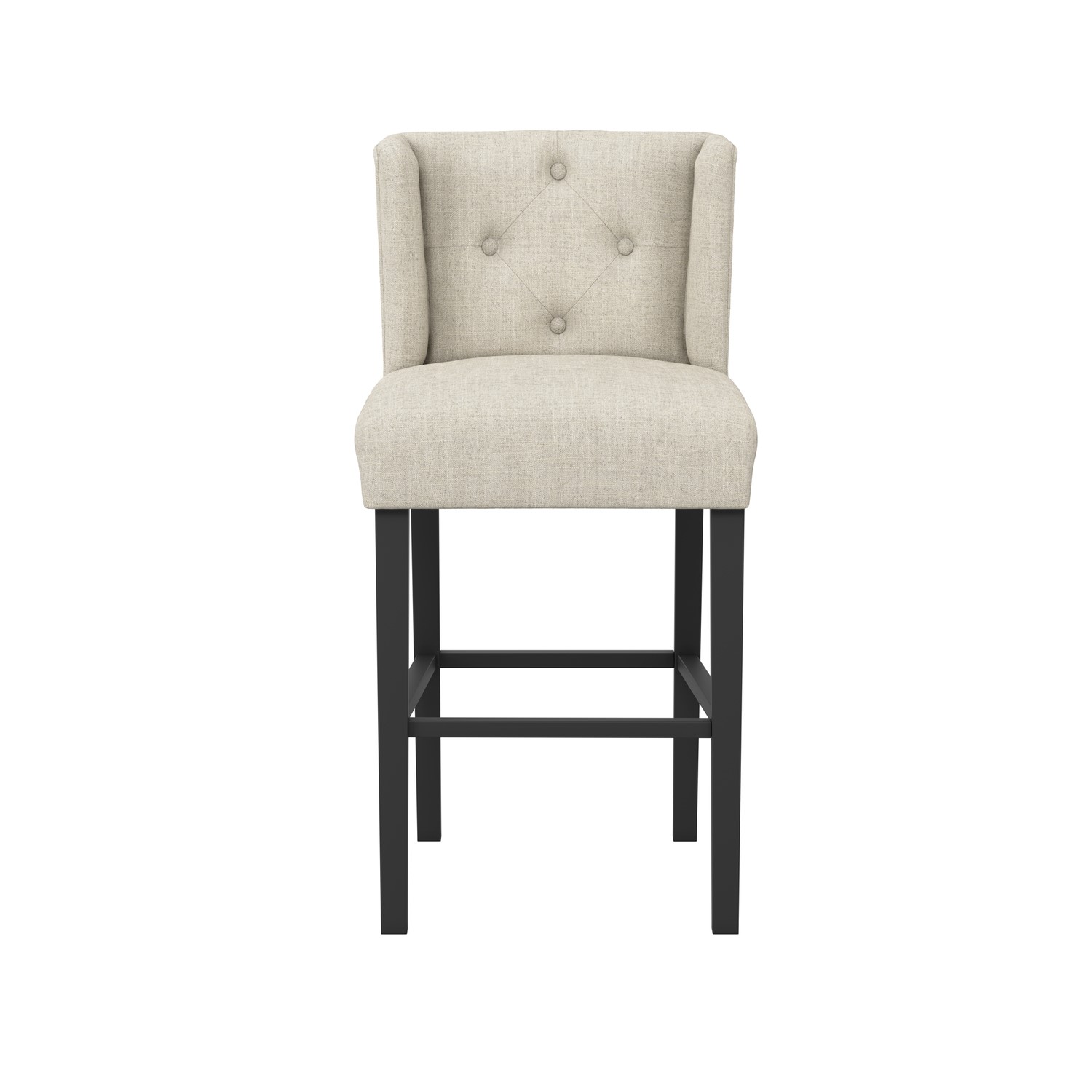 BUNNI - Classic Style Button Tufted Bar Stool - Image 2