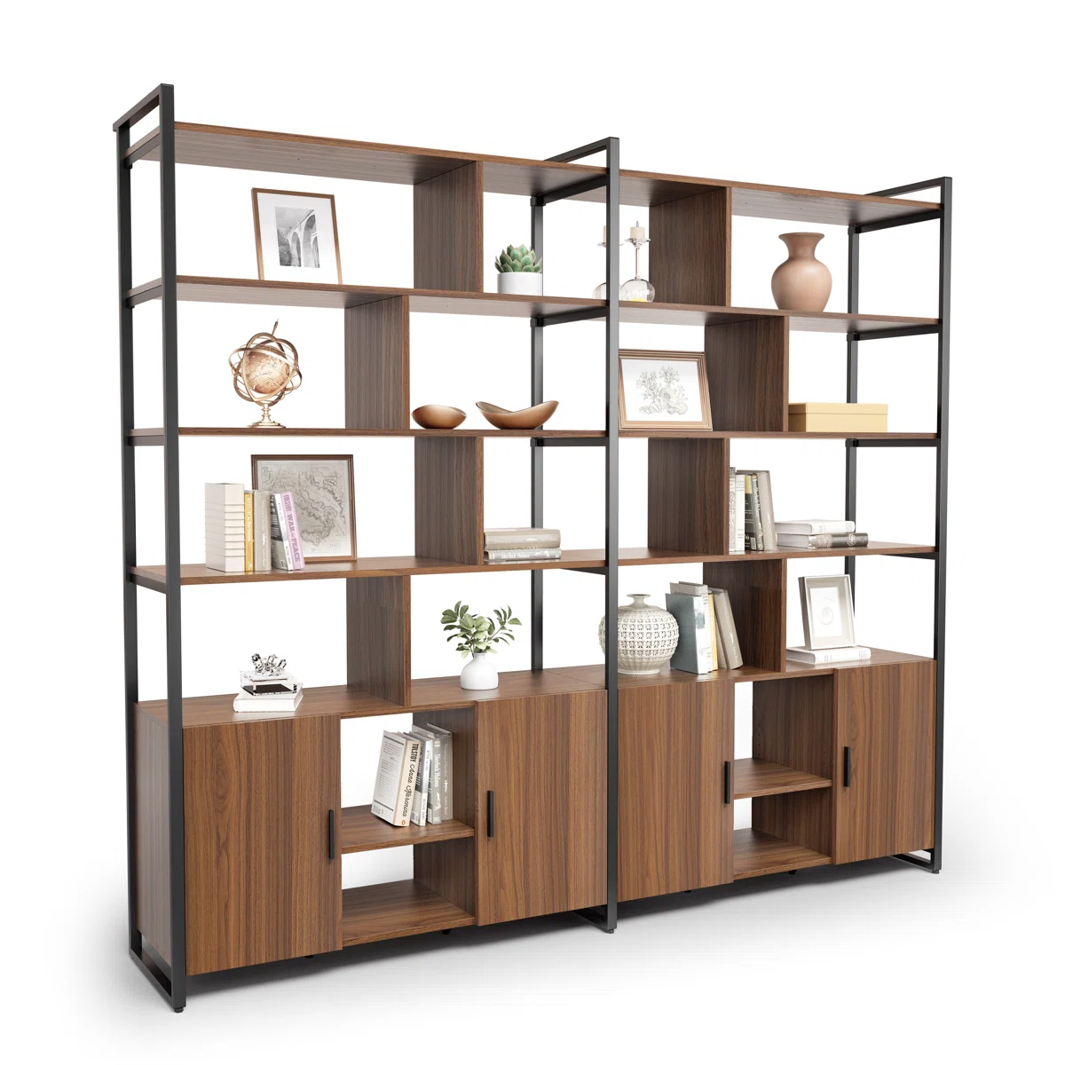 GRID - Industrial Style Multi-Storage Office Book Rack - Image 6