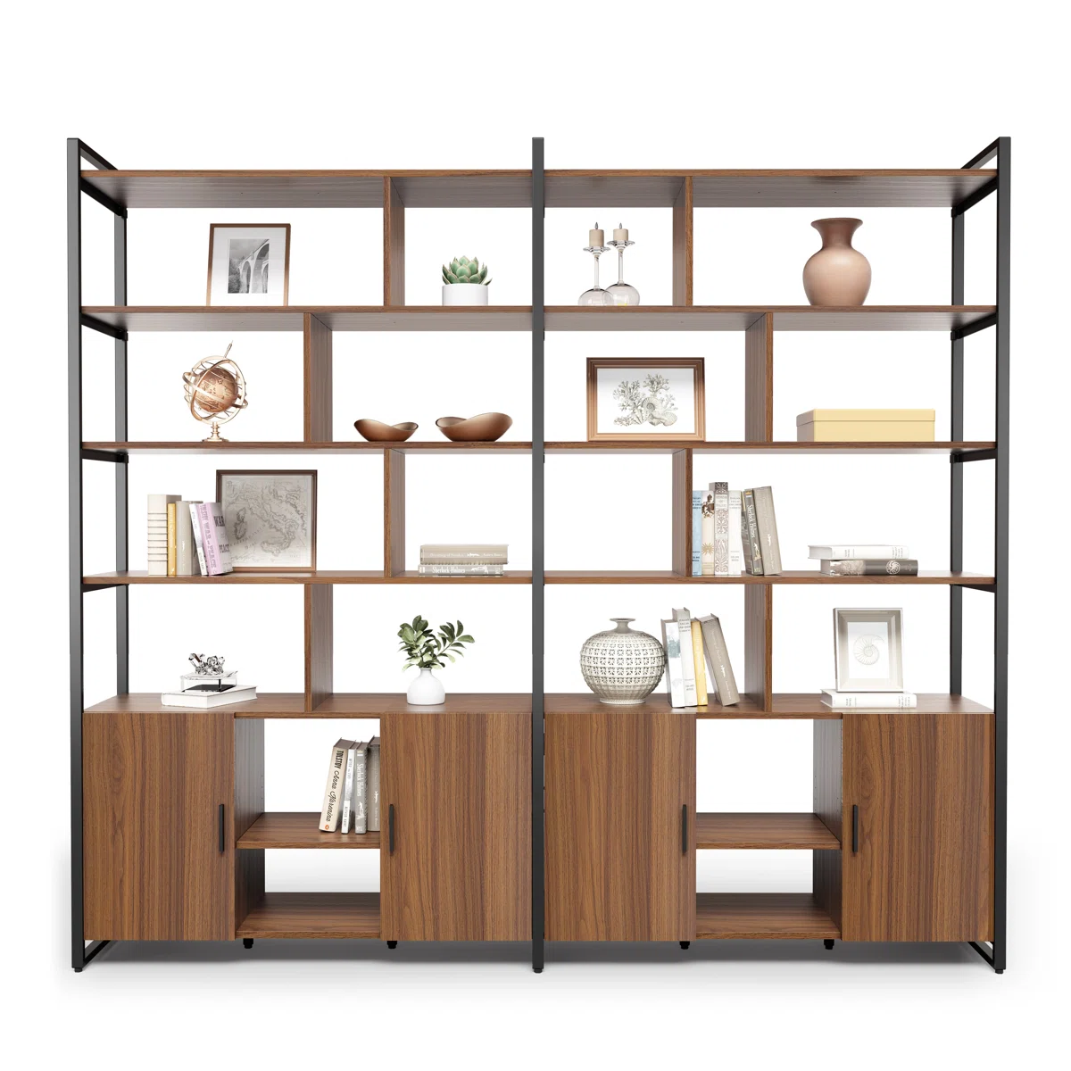 GRID - Industrial Style Multi-Storage Office Book Rack - Image 5