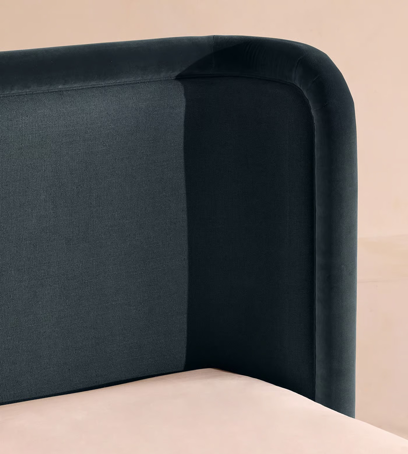 BRUDY – Royal Blue Suede King-Size Bed - Image 3