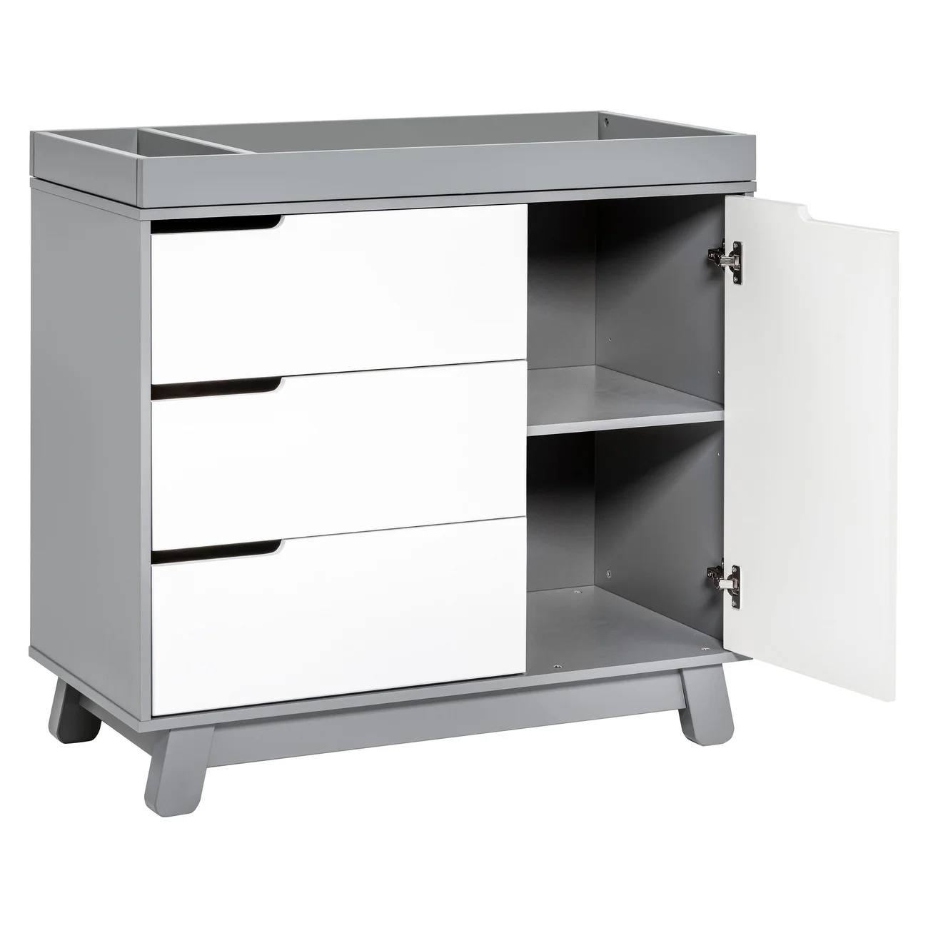 PEEK – Grey & White Baby Changing Table - Image 3
