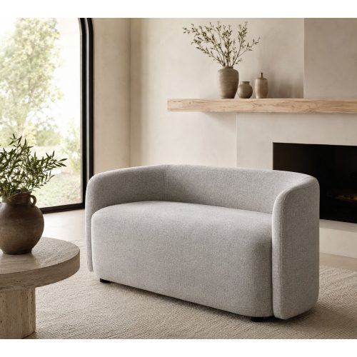 ASHEY – Modern Curved Accent Bench