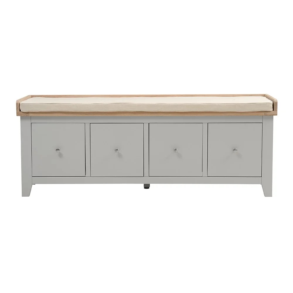OYSTER – Elegant Shoe Rack Bench - Image 4
