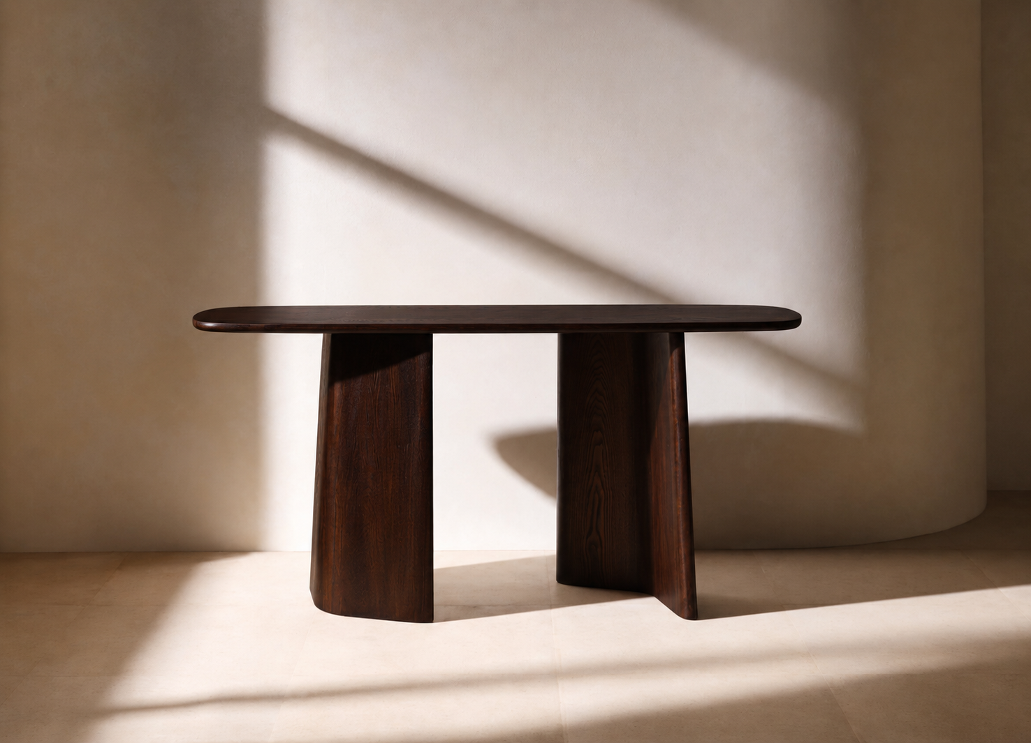 CLAIRE – Rich Dark Brown Console Table - Image 2