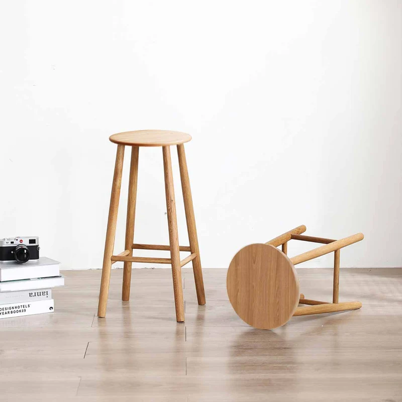 OLLO - Wooden Bar Stool - Image 3
