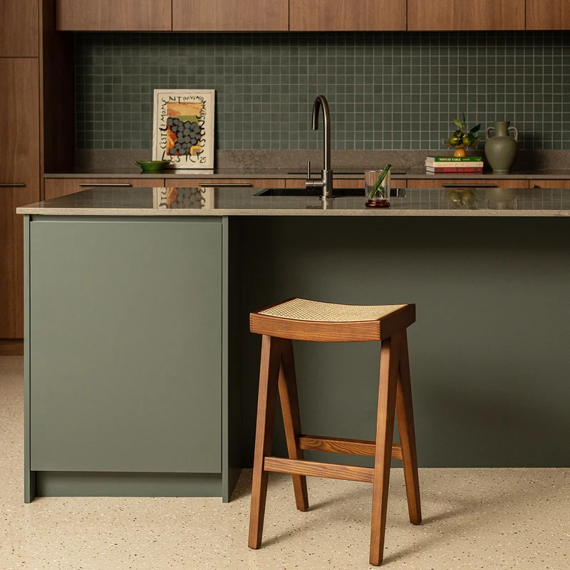 CAVO - Cane Bar Stool