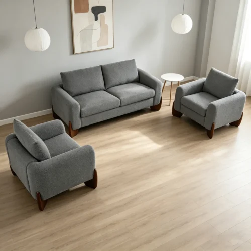 LOOM - Grey Color Sofa Set